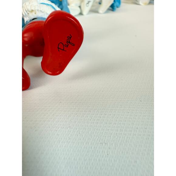 Set of 17 Smurfs Figures 3" Tall Includes Papa, Chef, Brainy, Panicky - Picture 8 of 12